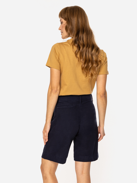 Spodenki damskie bermudy z wysokim stanem Lee Cooper Linda-3600 S Granatowe (5905991725725) - obraz 4