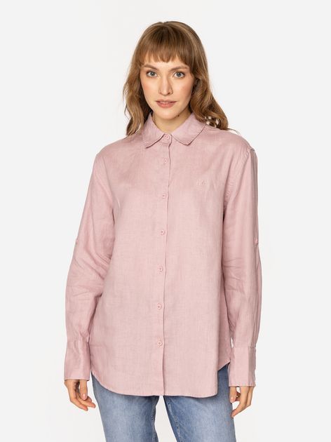 Сорочка жіноча Lee Cooper Lina-2020 L Рожева (5905991735434) - зображення 1