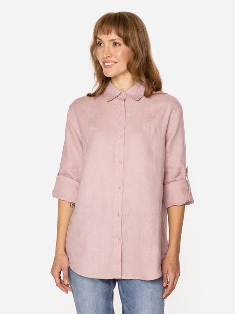 Сорочка жіноча Lee Cooper Lina-2020 XL Рожева (5905991735458) - зображення 3