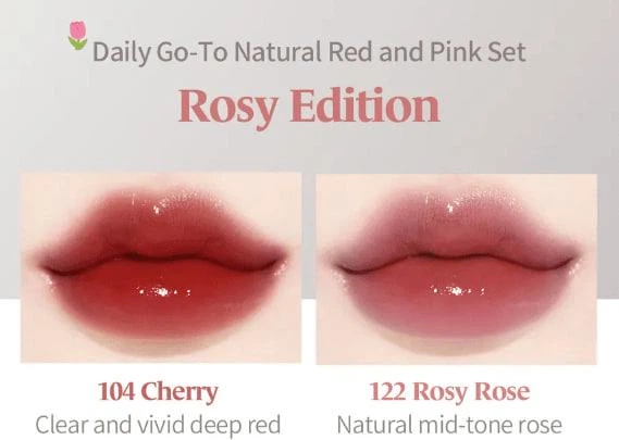 Мини тинт для губ Laka Fruity Glam Tint Mini 122 Rosy Rose 1.9g - изображение 2