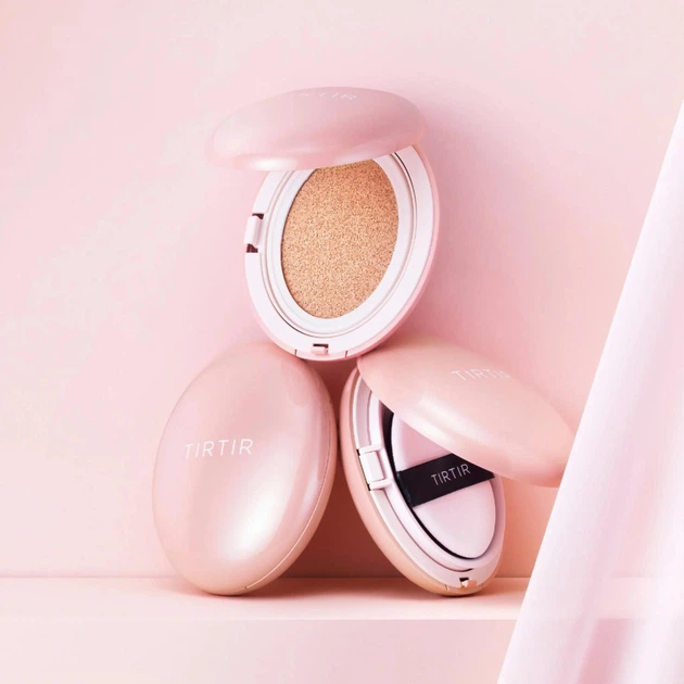 Стойкий бархатный кушон TIRTIR Mask Fit All Cover Cushion 21N Ivory 18g - изображение 3