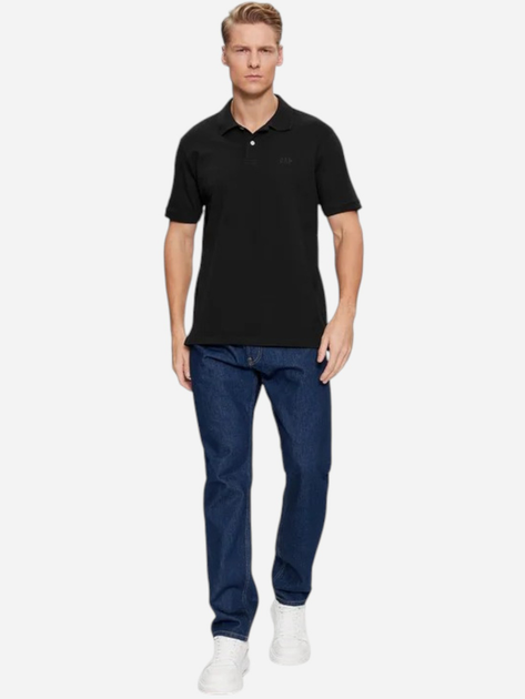Поло довге чоловіче Gap 586306-03 XXL Чорне (1200119709231) - зображення 3