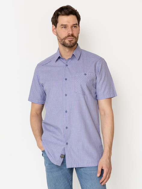 Сорочка бавовняна літня чоловіча Lee Cooper Revio2-Kl14 XL Блакитна (5905991733430) - зображення 4