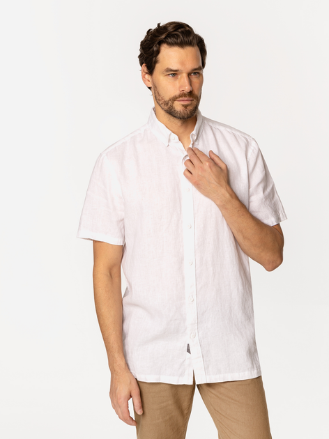 Сорочка літня чоловіча Lee Cooper Rodos2-2020 XL Біла (5905991734956) - зображення 3