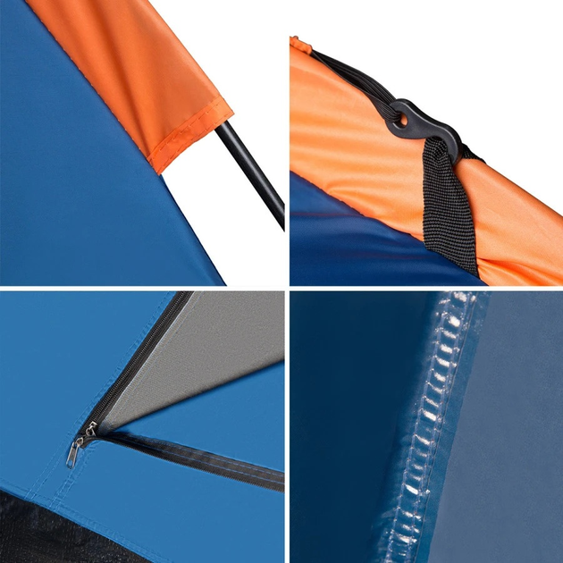 Намет Nils Camp Hiker кемпінговий NC6010 Blue (5907695504552) - зображення 9
