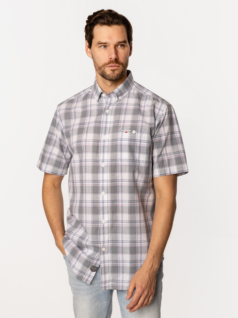 Сорочка бавовняна літня чоловіча Lee Cooper New Tenby2-KL05 2XL Сіра (5905991733522) - зображення 3