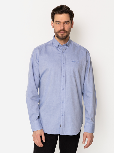 Koszula męska bawełniana eleganska Lee Cooper New Tenby-KL66 2XL Błękitna (5905991733348) - obraz 3
