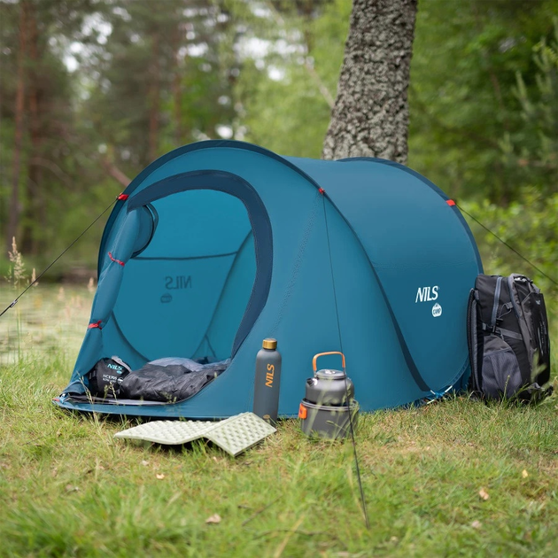 Namiot Nils Camp kempingowy samorozkładający NC3743 Blue (5907695555288) - obraz 18