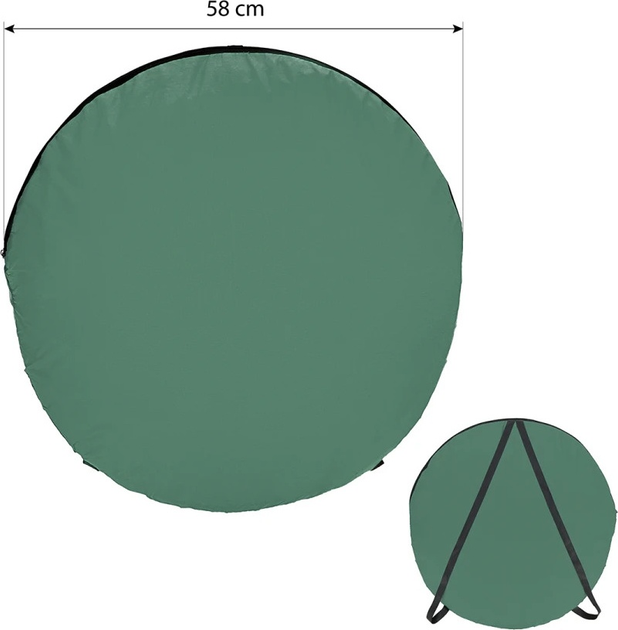 Namiot przebieralnia NILS CAMP NC1706 Green (5907695548631) - obraz 5