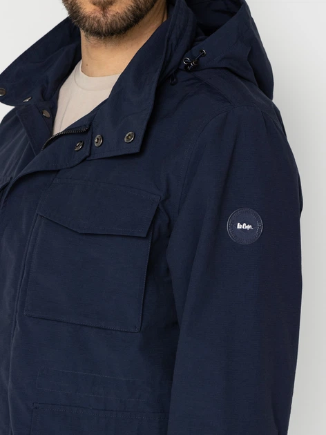 Kurtka przejściowa męska z kapturem Lee Cooper Omar-31 2XL Granatowa (5905991732860) - obraz 6