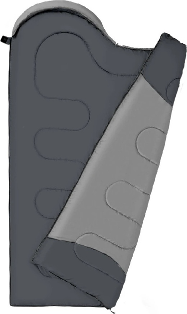 Спальний мішок Nils Camp NC2008 Розмір L Anthracite-Orange (5907695544749) - зображення 2