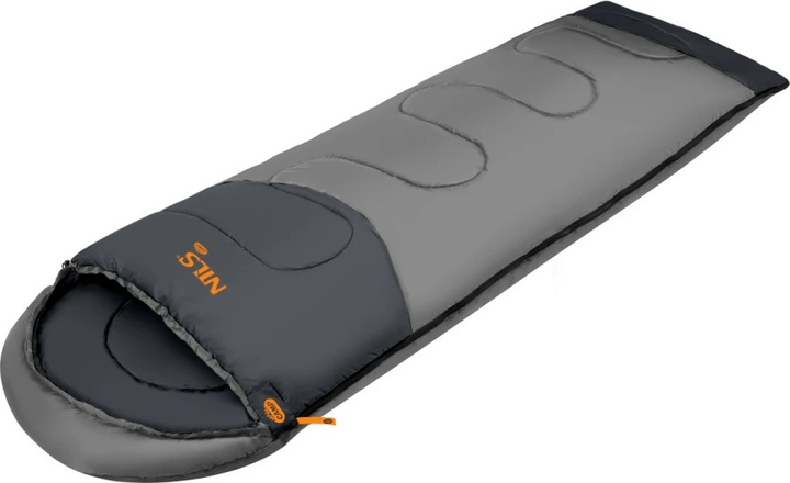 Спальний мішок Nils Camp NC2008 Розмір L Anthracite-Orange (5907695544749) - зображення 3