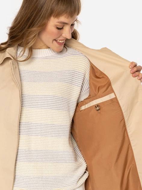 Trencz damski Lee Cooper Vivien-2000 XL Beżowy (5905991732945) - obraz 5