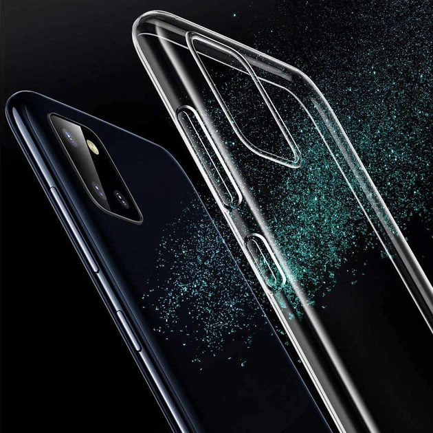 TPU чехол Epic Transparent 1,0mm для Samsung Galaxy Note 10 Lite (A81) Бесцветный (прозрачный) Без бренда - изображение 3