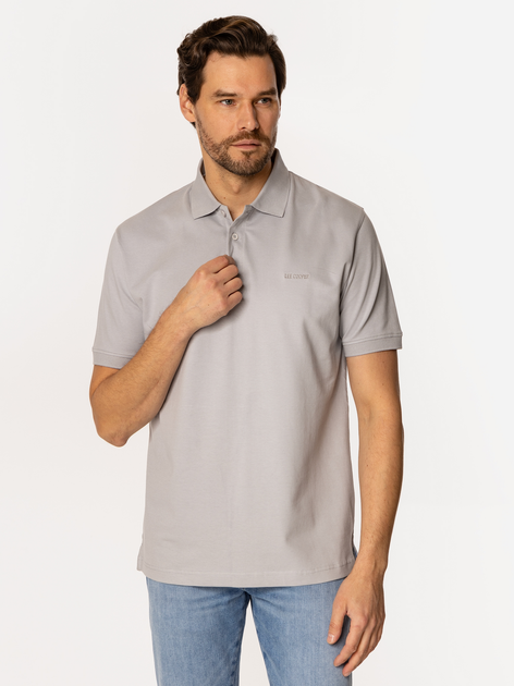 Koszulka polo męska Lee Cooper Teo-5051 L Szara (5905991730446) - obraz 3