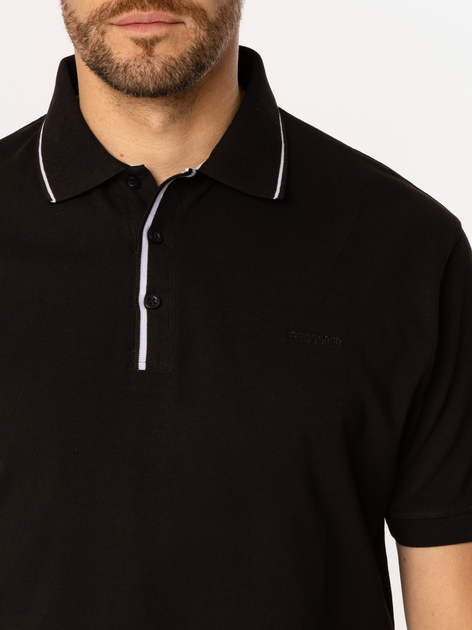 Koszulka polo męska Lee Cooper Tiziano-5010 2XL Czarna (5905991730224) - obraz 4