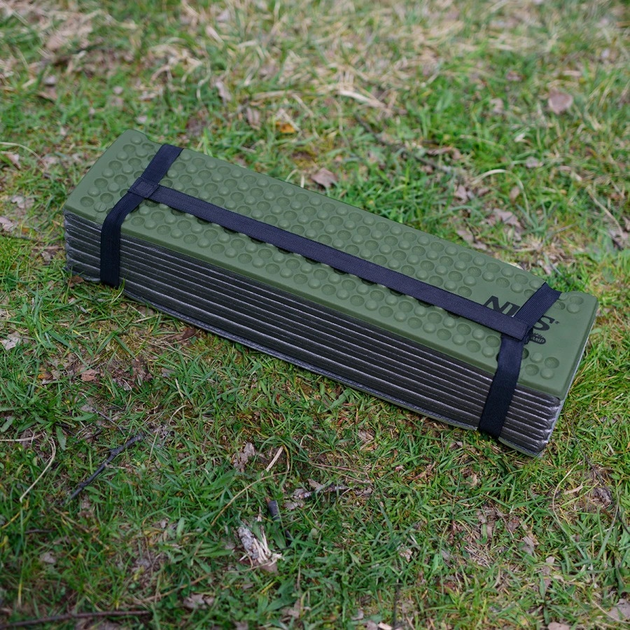 Складний каремат Nils NC1768 182 x 60 см Green (5907695545807) - зображення 10