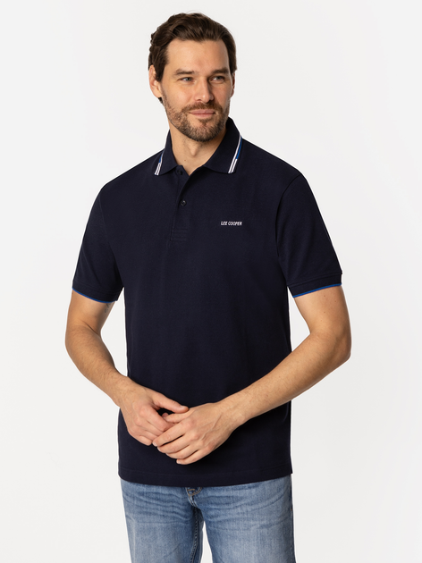 Koszulka polo męska Lee Cooper Tobie-5034 XL Granatowa (5905991730842) - obraz 3