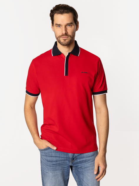 Поло довге чоловіче Lee Cooper Toddy-5024 S Червоне (5905991730866) - зображення 3