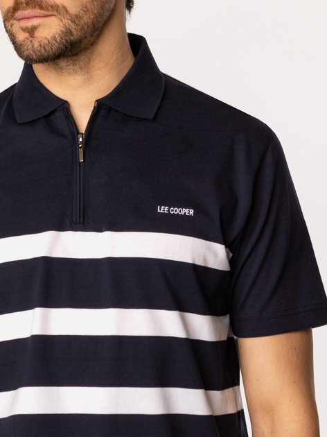 Koszulka polo męska Lee Cooper Tolfe-5036 M Granatowa (5905991731030) - obraz 4