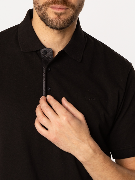 Koszulka polo męska Lee Cooper Torre-5006 L Czarna (5905991730118) - obraz 4