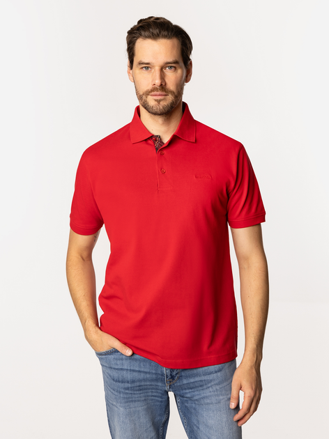 Поло довге чоловіче Lee Cooper Tracy-5006 XL Червоне (5905991730934) - зображення 3
