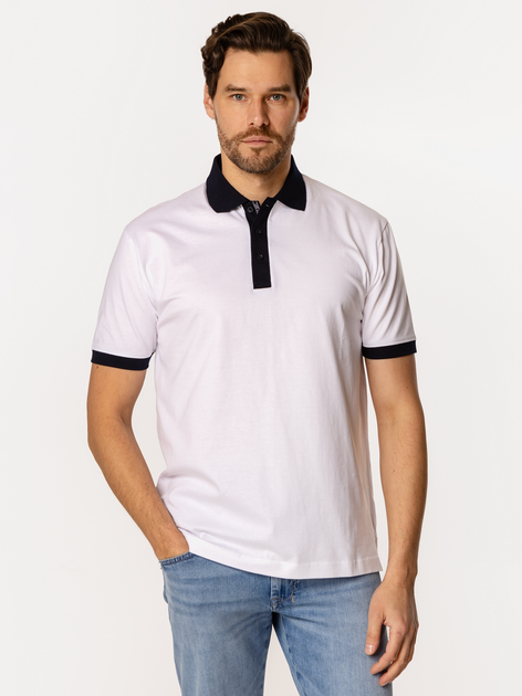Koszulka polo męska Lee Cooper Trim-5009 S Biała (5905991730149) - obraz 3