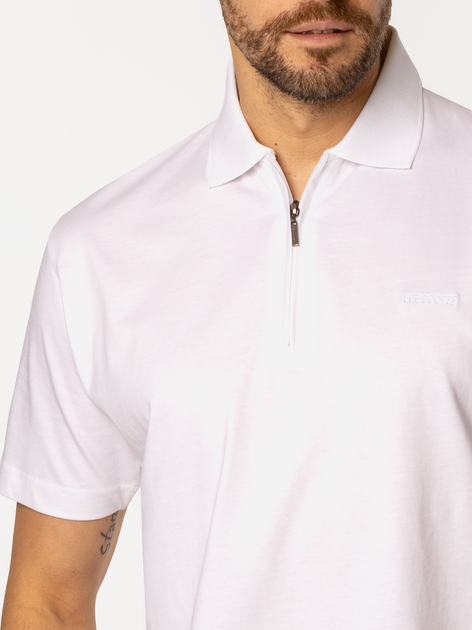 Koszulka polo męska Lee Cooper Tris-5056 2XL Biała (5905991729785) - obraz 3