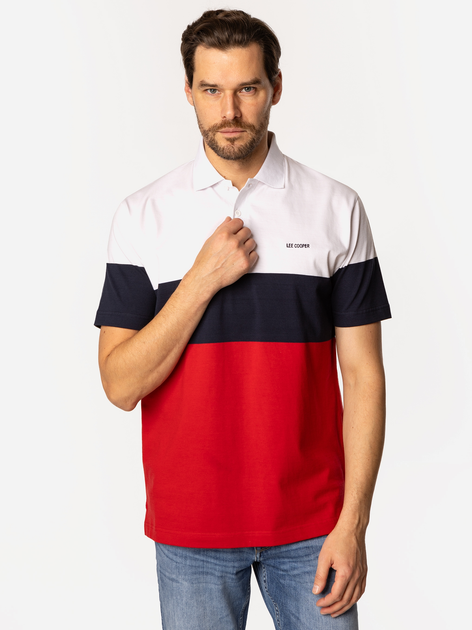 Koszulka polo męska Lee Cooper Triton-5007 M Czerwona (5905991730958) - obraz 3