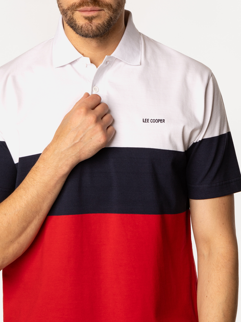 Поло довге чоловіче Lee Cooper Triton-5007 XL Червоне (5905991730972) - зображення 4
