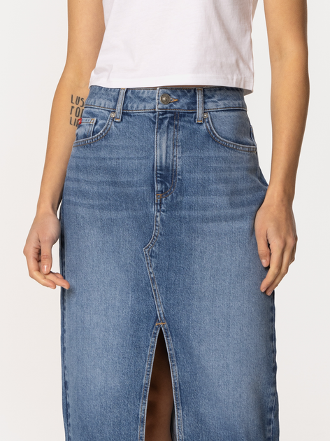 Spódnica damska midi jeansowa Lee Cooper Eva-3122 S Błękitna (5905991739043) - obraz 5