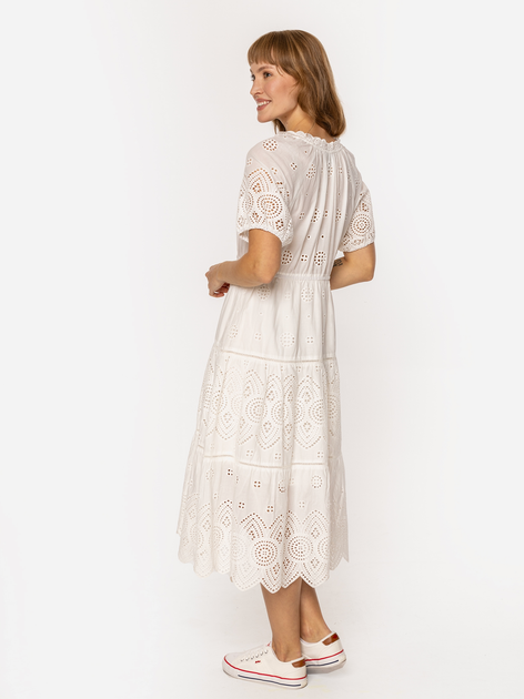 Sukienka damska midi letnia Lee Cooper Coria-8283 XL Biała (5905991737247) - obraz 3