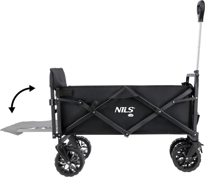 Wózek turystyczny Nils Camp 160L NC1608 Black (5907695557527) - obraz 6