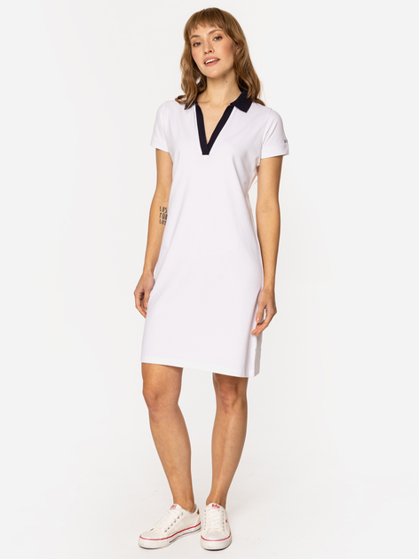 Плаття-футболка коротке літнє жіноче Lee Cooper Nola-5521 S Біле (5905991731443) - зображення 3
