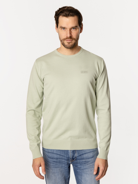 Джемпер чоловічий Lee Cooper Adam Organic M Оливковий (5905991722922) - зображення 3