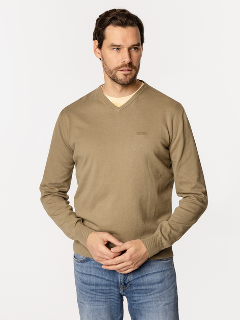 Джемпер чоловічий Lee Cooper Adam Organic M Хакі (5905991722809) - зображення 3