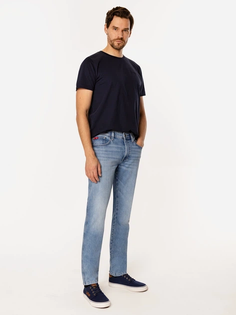 Jeansy slim fit męskie Lee Cooper Lc7504-3146 34-30 Błękitne (5905991739920) - obraz 5