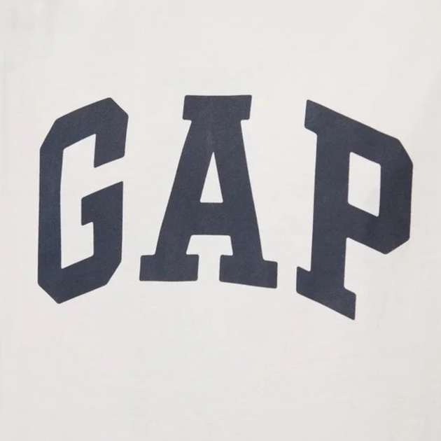Футболка бавовняна довга чоловіча Gap 856659-03 XXL Біла (1200132718845) - зображення 5