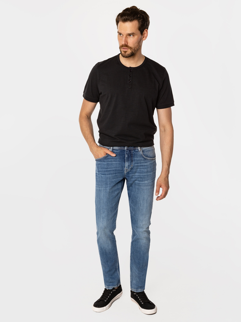 Jeansy slim fit męskie Lee Cooper Denzel-3007 32-30 Błękitne (5905991741817) - obraz 4