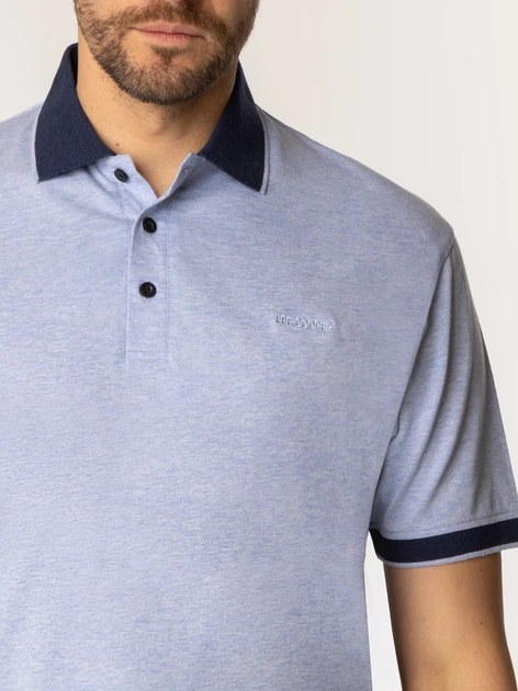 Koszulka polo męska Lee Cooper Tadeo-5030 L Błękitna (5905991730361) - obraz 4