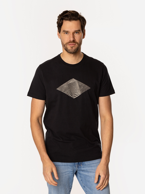 Koszulka męska bawełniana z nadrukiem Lee Cooper Diamond5-1160 XL Czarna (5905991726654) - obraz 3