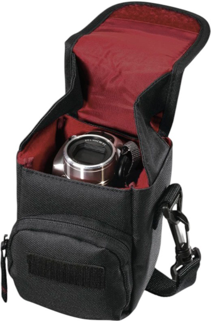 Torba na aparat fotograficzny Hama Valetta 90P Black (4047443428004) - obraz 4