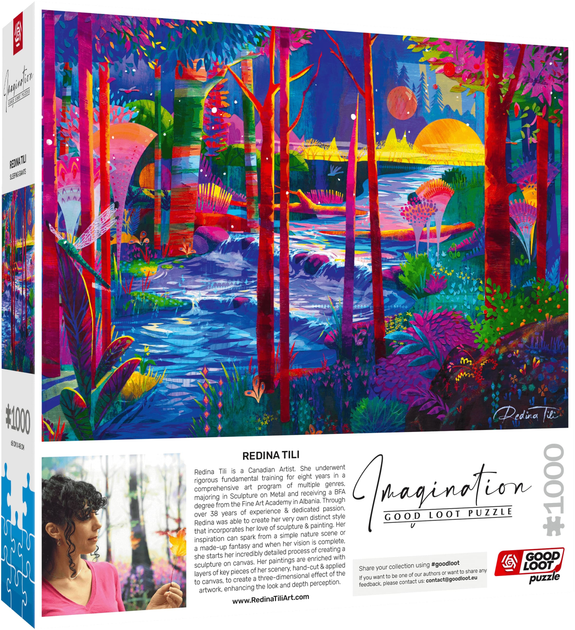 Puzzle GOOD LOOT Imagination Puzzle: Redina Tili Sleeping Giants 1000 elementów (5908305249672) - obraz 4