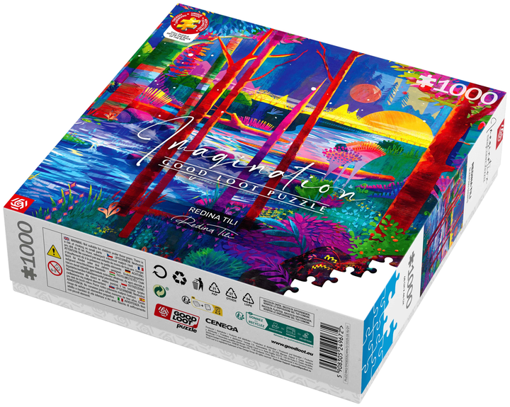 Puzzle GOOD LOOT Imagination Puzzle: Redina Tili Sleeping Giants 1000 elementów (5908305249672) - obraz 8