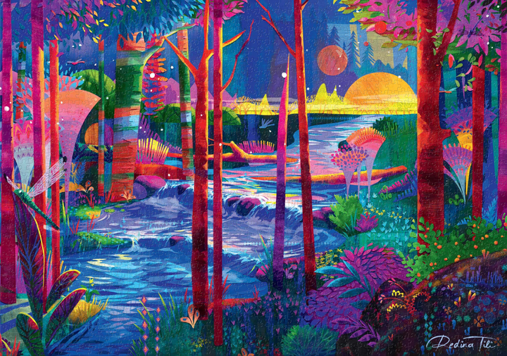 Puzzle GOOD LOOT Imagination Puzzle: Redina Tili Sleeping Giants 1000 elementów (5908305249672) - obraz 9