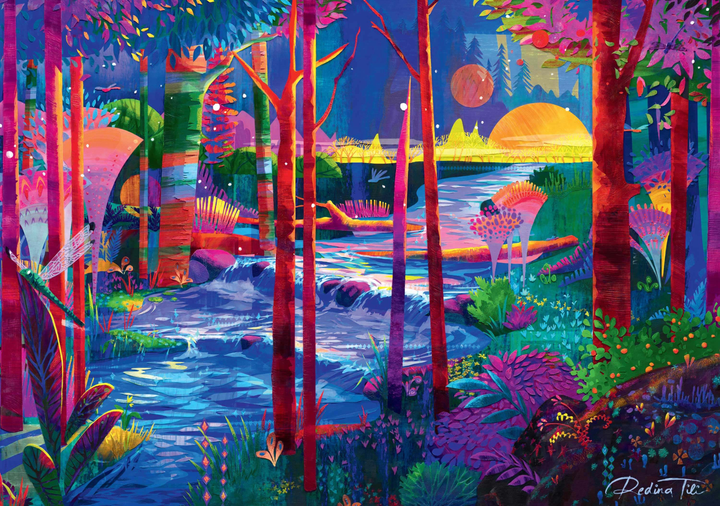 Puzzle GOOD LOOT Imagination Puzzle: Redina Tili Sleeping Giants 1000 elementów (5908305249672) - obraz 10