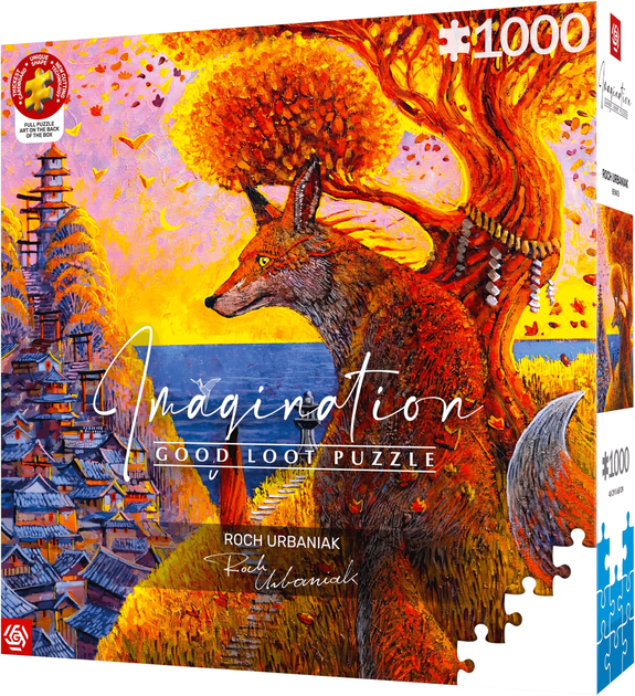 Puzzle GOOD LOOT Imagination Puzzle: Roch Urbaniak Benkei 1000 elementów (5908305249757) - obraz 3
