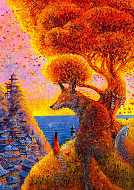 Puzzle GOOD LOOT Imagination Puzzle: Roch Urbaniak Benkei 1000 elementów (5908305249757) - obraz 9