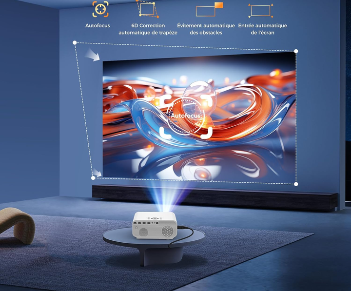Проектор ZOOMCAT C12 Full HD Wi-Fi Bluetooth Android TV (102211081) - Уценка - изображение 3
