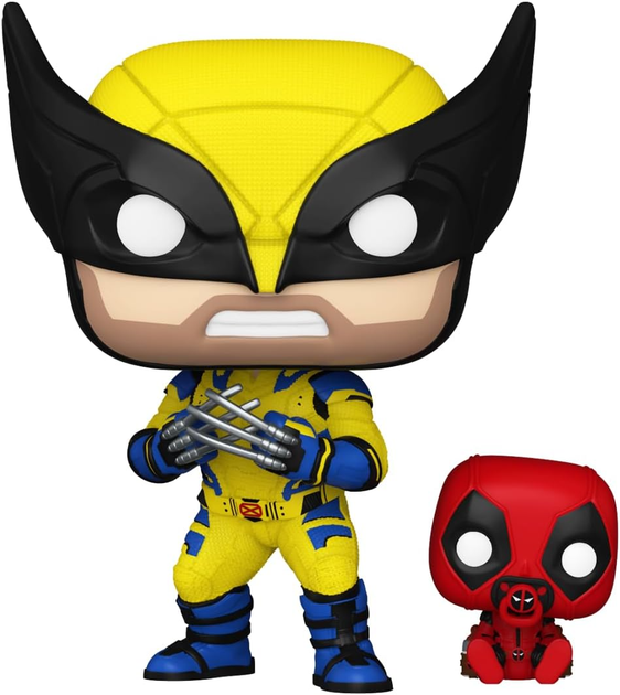 Фигурка Funko Pop Дедпул Росомаха и Бейбипул Deadpool Wolverine with Babypool 10 см FP D 1403 - Фото 2 Фигурка Funko Pop Дедпул Росомаха и Бейбипул Deadpool Wolverine with Babypool 10 см FP D 1403 - изображение 2